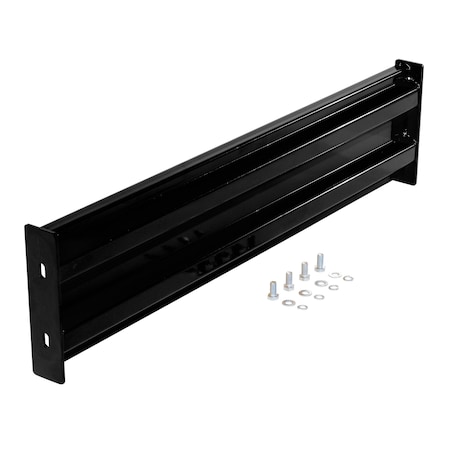 Vestil Bolt-On Style Guard Rail 4 Ft Black GR-F2R-BO-4-BK